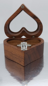Stylish 3 Carat 18K <b>Solid</b> Gold Oval Cut Diamond Engagement Ring Natural D Color GIA Certified Classic Style - Product Image 3