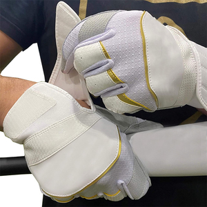 Gants de frappe de baseball pour adultes en gros, fermeture auto-agrippante 360°, ambidextres, avec poignée en cuir durable – Fabricant - Product Image 6