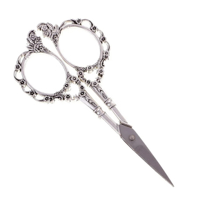 Professional 3.5 Industrial Grade <b>Sewing</b> <b>Scissors</b> Stainless Steel Blade Steel Handle Snipping Fancy Embroidery Shearing <b>Scissors</b> - Product Image 2