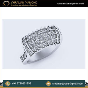 Hip Hop Iced 10K Solid Gold Pass Tester 4 Rows VVS Moissanite Rapper Dazzling Sparkly Luxury Geometric Eternity Band <b>Custom</b> <b>Ring</b> - Product Image 4