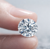 Diamante cultivado en laboratorio de 1.00 quilates, D VVS1, certificado por IGI, LG*********, CVD, corte brillante redondo excelente, suelto, para la fabricación de joyas.