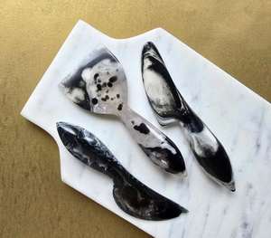 Juego de cuchillos y tenedores para queso de resina de alta calidad, recién llegado, artículos de cocina, vajilla, artículos decorativos, herramientas para cortar queso, cubiertos de resina - Product Image 3