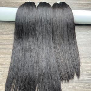 ผมต่อแบบตรงยาว8-40นิ้วทำจากผมมนุษย์แท้ช่อลูกไม้แบบดิบ HD ขนาด30นิ้วจากเวียดนาม - Product Image 4