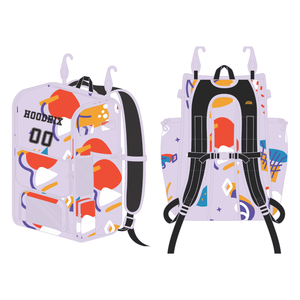 Sac à dos de baseball pour joueur, sac d'équipement personnalisé avec fond renforcé, poche pour gants et compartiment ventilé pour chaussures. - Product Image 4