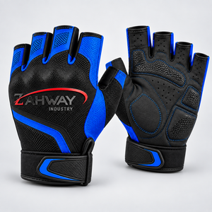 Nouveaux gants de cyclisme en tissu respirant, légers, antidérapants, avec paume en silicone, sangle de poignet réglable, gants de cyclisme unisexes - Product Image 5
