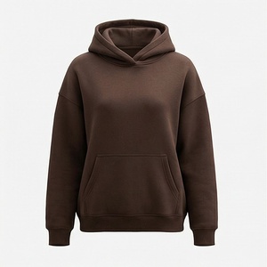 Sudadera con capucha extragrande y cómoda para mujer, de punto liso, estilo deportivo de otoño, con cuello con cremallera, elegante y casual, con bordados - Product Image 1