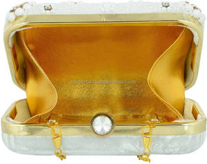 Bolsos de Mano Unisex de Lujo 2024, Bolsos de Diseñador de Marcas Famosas con Cuentas y Cristales Multicolores, Estilo Moderno para Fiestas - Product Image 6