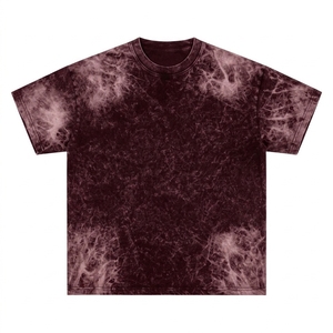 Camiseta de Moda Urbana para Hombre, Lavado Ácido, Algodón, Estilo Casual Holgado, Prenda Premium Transpirable - Product Image 1