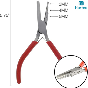 Multi-Sized <b>Wire</b> Looping Jewelry Pliers Stepped Mandrel Bail Making Tool for DIY Beading <b>Wire</b> Wrapping <b>Crafting</b> & Repair - Product Image 6