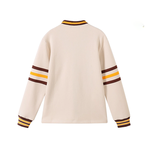 Pull en tricot décontracté pour femme de haute qualité, col rond, broderie de lettres en chenille, hiver, acrylique, OEM ODM - Product Image 5