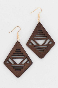 Pendientes de Lujo de Madera Hechos a Mano Personalizables, Joyería Festiva, Martillados, Coloridos, para Mujer, Set de Oro Africano, Regalo para Fiesta - Product Image 3