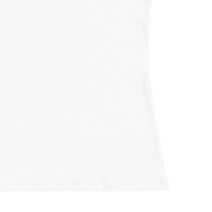 Camiseta Blanca Gráfica de Corte Holgado para Mujer, Cuello Redondo, Algodón Suave, Manga Corta, Ropa Casual de Moda para el Día a Día - Product Image 2