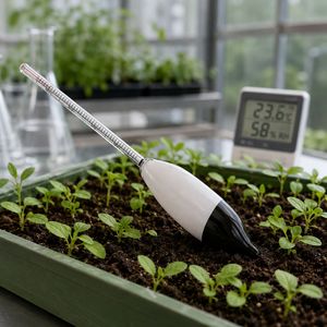 Hydromètre géotechnique en verre pour l'analyse des sols |   Jauge de densité spécifique de précision pour l'analyse des sédiments en laboratoire, outil de laboratoire - Product Image 2