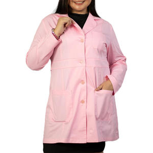 Bata de Laboratorio Médica Blanca Unisex de Algodón y Poliéster, Uniforme de Hospital para Doctores, Enfermeras, Estudiantes de Ciencias, Ropa de Trabajo - Product Image 3