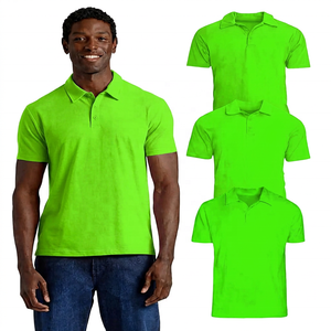 Polo à manches courtes pour homme, couleur unie, tissu Oxford en coton, respirant, vêtements décontractés, coupe classique, blanc, marine, noir - Product Image 2