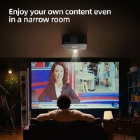 AUN U002 Meilleur projecteur Android 2026 Google 1080p 4K Ready 8K LCD pour cinéma maison, Smart TV, karaoké et simulateur de golf