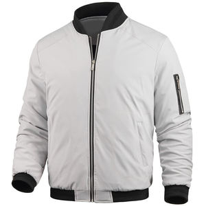 <b>Men's</b> Bomber <b>Jacket</b> Premium Quality Windproof <b>Lightweight</b> Casual Outerwear Streetwear Fashion <b>Jacket</b> - Product Image 1