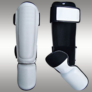 Protège-tibias en cuir pour boxe/MMA, personnalisables, pour Muay Thai et Kickboxing, avec protection des pieds sur mesure - Product Image 6