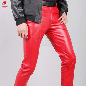 กางเกงหนังผู้ชายใส่สบาย คุณภาพพรีเมียม หนังนุ่ม สไตล์คลาสสิก สำหรับใส่ลำลอง - Product Image 3