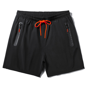 Quick Dry Casual Breathable 5 Inch Inseam Swim <b>Trunks</b> with Waterproof Zipper Pocket Elastic Waist Board Shorts for <b>Men</b> - Product Image 3