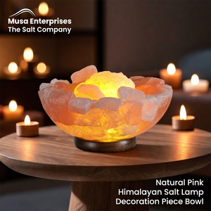Lampe en sel rose de l'Himalaya sculptée à la main, décoration en cristal naturel, lumière chaude, relaxation, spa, décoration de la maison, cadeau naturel - Product Image 4