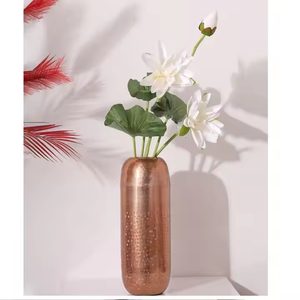 Modern Handmade Metal Flower Vase <b>Tabletop</b> Eco-Friendly High Standard Quality Home Wedding Decor Customizable Sizes Decor Impex - Product Image 1