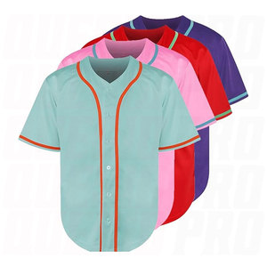 Custom Stripe <b>Baseball</b> Uniform Wholesale Plain Sublimation Logo Design Team Club Softball Jerseys <b>Set</b> Lightweight Breathable - Product Image 3