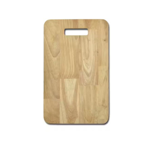 Tabla de cortar de madera con mango, tabla de cortar de madera natural lisa para cocina, verduras, frutas, tabla de cortar al por mayor - Product Image 1