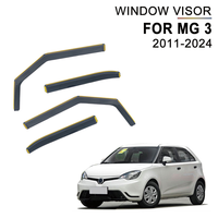 Déflecteurs de vitres de voiture pour MG 3 2011-2024, visières de pluie, déflecteurs de pare-brise, visières de porte moulées par injection