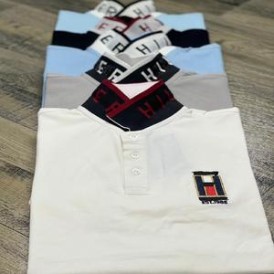 Polo de Manga Corta para Hombre de Marca |   Lote de Excedentes de Polo 100% Algodón de Bangladesh en Oferta para Venta al Por Mayor de Verano - Product Image 5