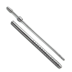 Tube d'aspiration chirurgical vétérinaire en acier inoxydable, manuel et réutilisable, outil médical, vente en gros, fabricant Pakistan - Product Image 3