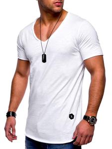 Camisetas transpirables de verano para hombre, camiseta blanca 100% de algodón sin mangas para entrenamiento, camiseta informal de Culturismo - Product Image 6