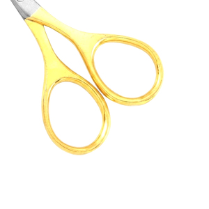 OEM Gold Handle <b>Cuticle</b> <b>Scissors</b> Sharp Blade Stainless Steel Nail Grooming <b>Scissors</b> Professional Beauty Salon Instrument - Product Image 5