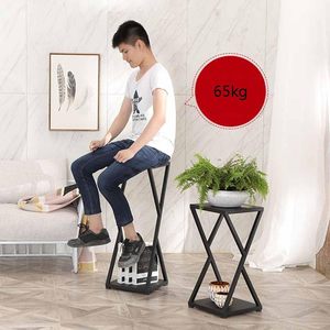 Soporte de Metal Geométrico Contemporáneo para Plantas, Soporte para Macetas de Interior, Mueble Decorativo para el Hogar - Product Image 4