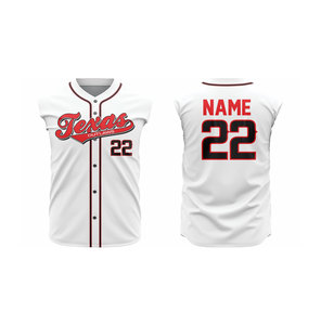 Camiseta de Béisbol Stanton para Hombre, Sublimada Personalizada, Roja y Gris, 100% Poliéster, Absorbe la Humedad, Manga Corta, Corte Regular - Product Image 2