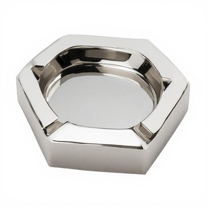 Classic Metal Cigar Ashtray Square Shape Durable Design for Smoking Accessories - Product Image 5