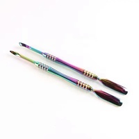 Pousse-cuticules professionnel double embout en acier inoxydable, outil de manucure avec manche confortable, option logo personnalisé