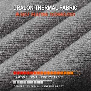 Ensemble de sous-vêtements thermiques à col montant pour femme, haut et bas doublés en polaire, pour temps froid - Product Image 3