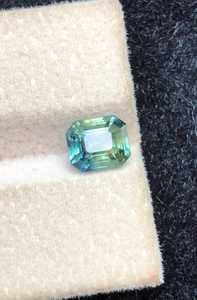 Zafiro Verde Menta Natural, Gema Suelta, Corte Octogonal, Grado Excelente, Raro, Certificado por Terceros, para Joyería Fina - Product Image 3