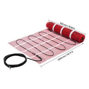Sistema di Riscaldamento a Pavimento Elettrico Autoadesivo da 15 Piedi Quadrati, 120V, con Termostato e Controllo Intelligente - Product Image 2