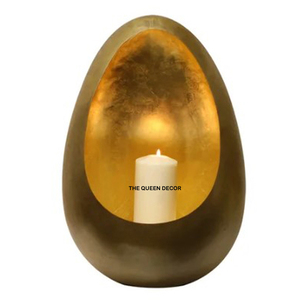 Velas Aromáticas Metálicas Tradicionales, Diseño Clásico, Acabado Dorado Antiguo, Iluminación Decorativa para el Hogar - Product Image 4