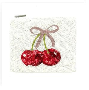 Personalized Seed Beads ThankFul Coin <b>Pouch</b> with <b>Zip</b> Pocket Ethnic Style Beaded Embroidery <b>Pouch</b> with Lining - Product Image 5