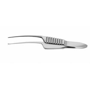 Pinzas Oftálmicas de Precisión Fischer-Arlt Iris Forceps Standard 1x2 Dientes, Instrumento Microquirúrgico de Acero Inoxidable Reutilizable - Product Image 1