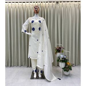 Precioso Top y Pantalón de Fiesta con Dupatta Talla XL - Product Image 1