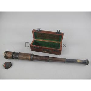 Telescopio de estilo Vintage, caja de madera personalizada, telescopio antiguo embalado, precio barato, recuerdo promocional, telescopio náutico, artículo de regalo - Product Image 1