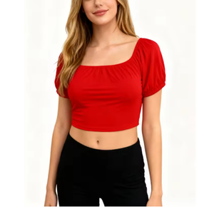 Camisetas cortas con diseño gráfico personalizado para mujer, camisetas sexys de algodón estilo Y2K para chicas, camiseta corta de moda de verano para mujer - Product Image 2