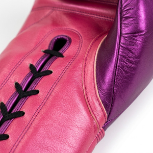 Guantes de Boxeo de Cuero Personalizados con Cordones, Profesionales, 10 oz, Correa Ajustable, Transpirables, Protección UV, Absorción de Humedad, Artesanía - Product Image 3