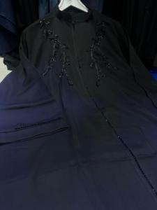 Stylish and Modest Hand Embroidered Floor Length <b>Long</b> Sleeves Breathable Abayas <b>for</b> Women <b>Eid</b> - Product Image 2