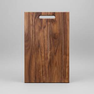 Planche à découper rectangulaire, durable, adaptée au contact alimentaire, finition naturelle, fabriquée à la main, épaisse, en bois, pour boucher. - Product Image 4