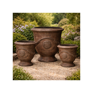 Macetas de Fibra de Vidrio Duraderas, Ecológicas, de Lujo, con Nuevo Diseño, para Interiores/Exteriores, de Buena Calidad, para Decoración de Jardín - Product Image 1